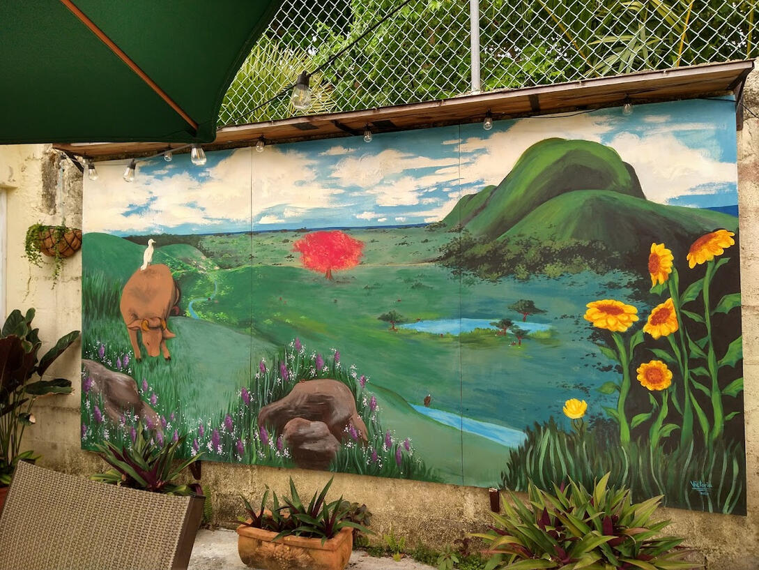 Home mural, 2020 (aprox. over 120 inches)