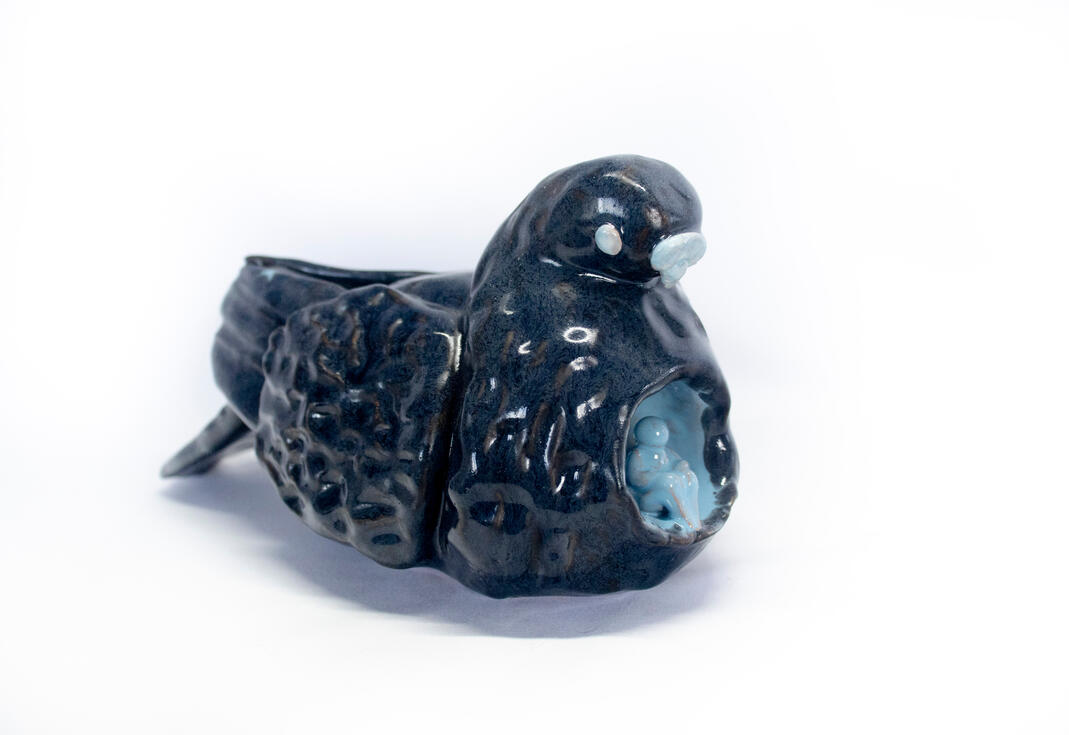 Humanity, ceramics, 2024, aprox. 7 x 4 inches