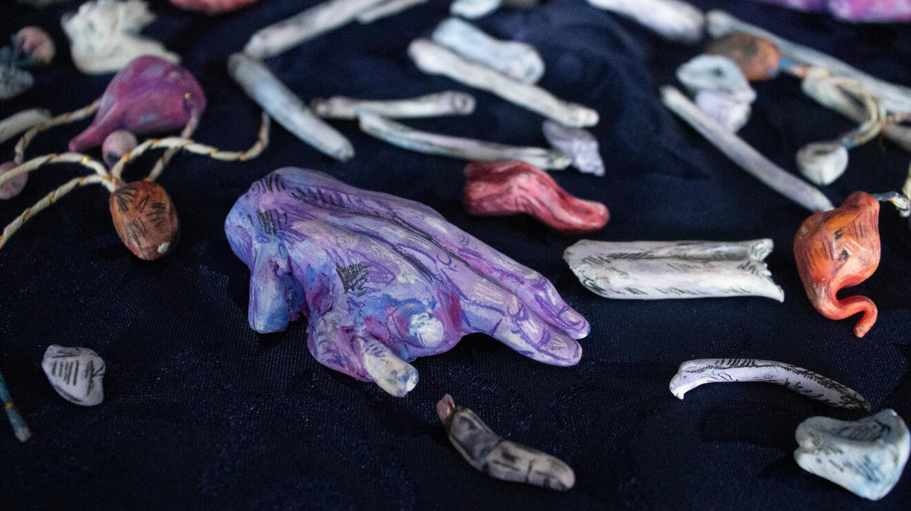 Love body, polymer clay, 2023