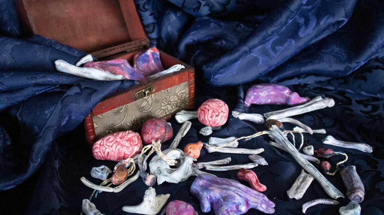 Love body, polymer clay, 2023