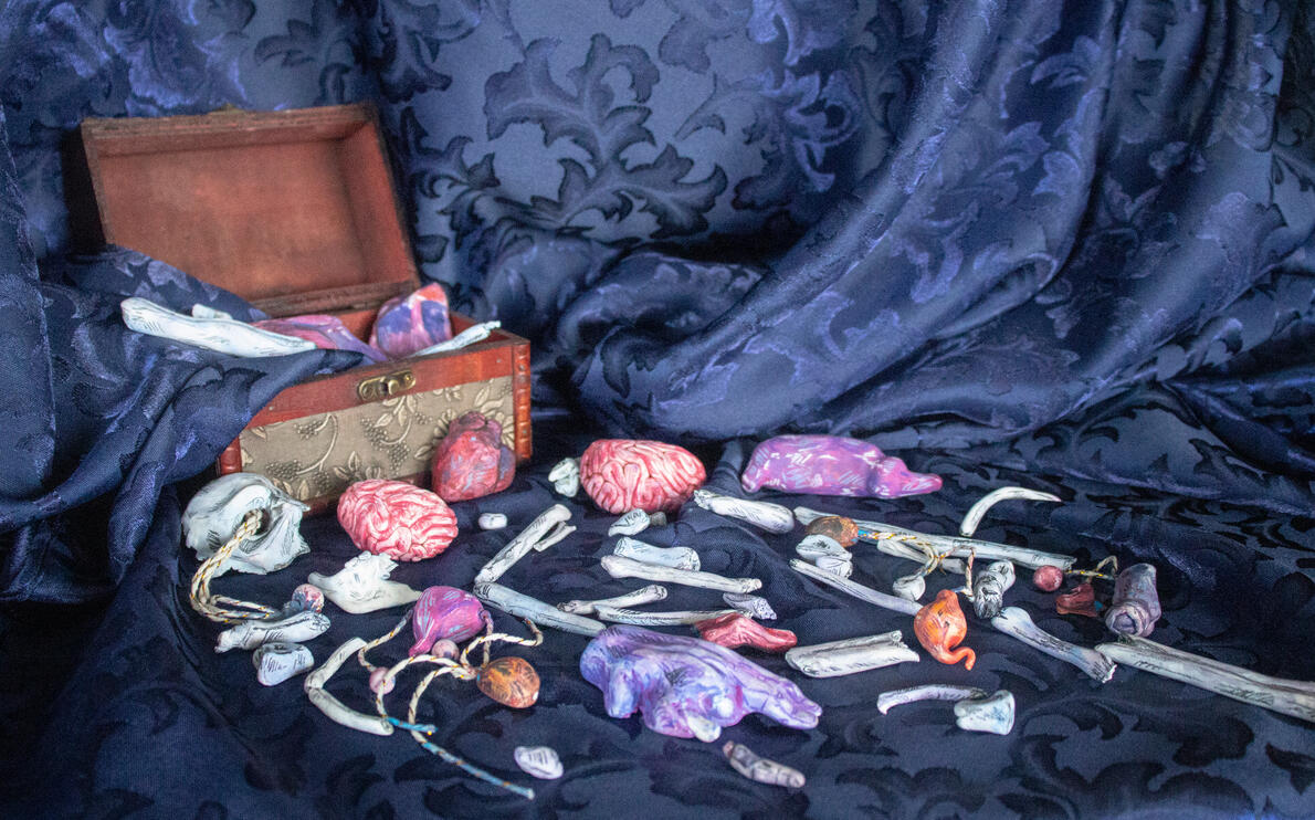 Love body, polymer clay, 2023