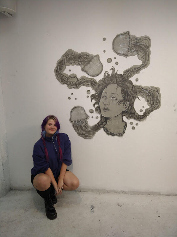 Another self portrait, pencil on paper, 2023, Aprox. 40 x 40 inches